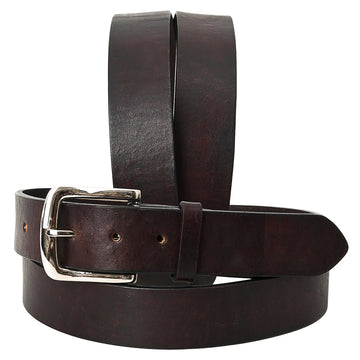 HILASON Western Genuine Leather Belt for Men Women Cowboy Cowgirl Handmade Unisex Full Grain Heavy Duty Tooled Belt for Jeans